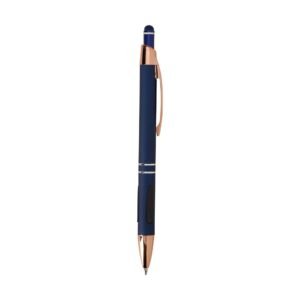 CANETA METAL TOUCH - AZUL