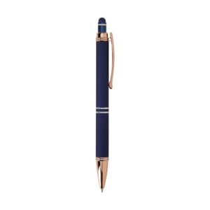 CANETA METAL TOUCH - AZUL