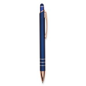 CANETA METAL TOUCH - AZUL