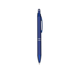 CANETA METAL TOUCH - AZUL