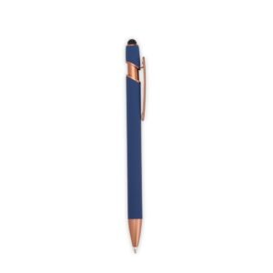 CANETA METAL TOUCH - AZUL