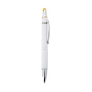 CANETA METAL TOUCH ANTIESTRESSE - BRANCO