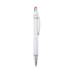 CANETA METAL TOUCH ANTIESTRESSE - BRANCO