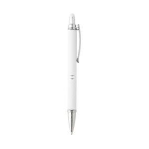CANETA METAL TOUCH - BRANCO