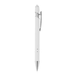 CANETA METAL TOUCH - BRANCO