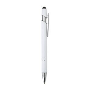 CANETA METAL TOUCH - BRANCO