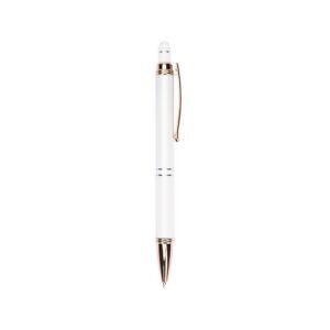 CANETA METAL TOUCH - BRANCO
