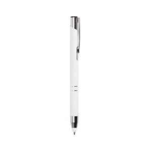CANETA METAL TOUCH - BRANCO