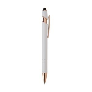CANETA METAL TOUCH - BRANCO