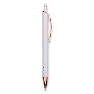 CANETA DE METAL TOUCH - BRANCO