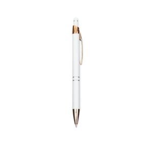 CANETA METAL TOUCH - BRANCO