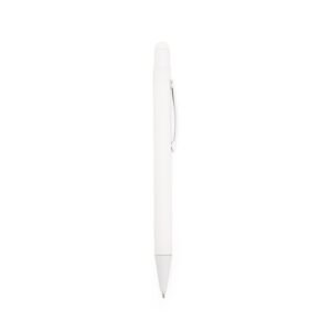CANETA METAL TOUCH - BRANCO