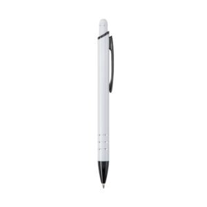 CANETA METAL TOUCH - BRANCO
