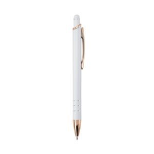 CANETA METAL TOUCH - BRANCO