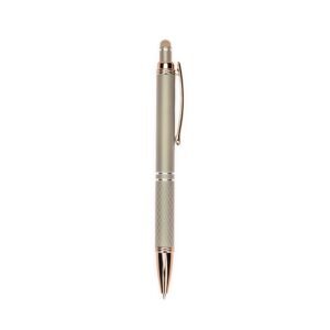 CANETA METAL TOUCH - BEGE