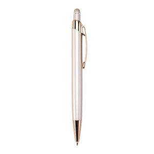 CANETA METAL TOUCH - BEGE
