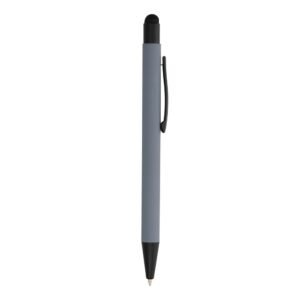 CANETA METAL TOUCH - CINZA