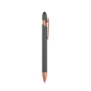 CANETA METAL TOUCH - CINZA