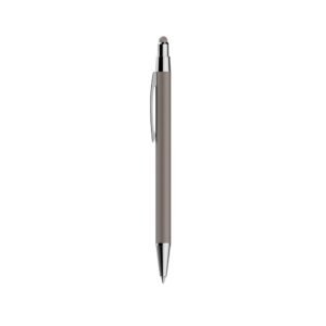 CANETA METAL ACIONADOR TOUCH - CINZA