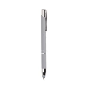 CANETA METAL TOUCH - CINZA