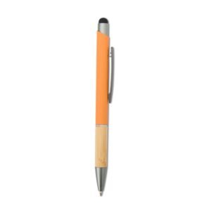 CANETA METAL TOUCH - LARANJA
