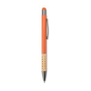 CANETA METAL TOUCH - LARANJA