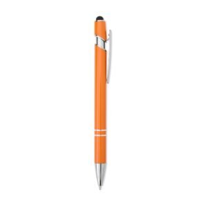 CANETA METAL TOUCH - LARANJA