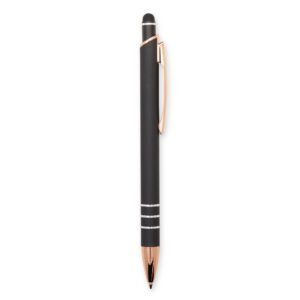 CANETA DE METAL TOUCH - PRETO