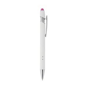 CANETA METAL TOUCH - BRANCO