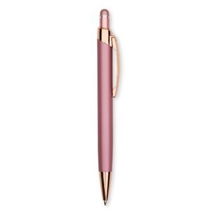 CANETA METAL TOUCH - ROSA