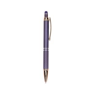 CANETA METAL TOUCH - ROXO