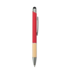 CANETA METAL TOUCH - VERMELHO