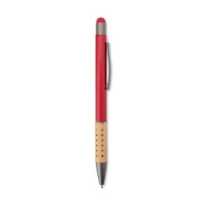 CANETA METAL TOUCH - VERMELHO