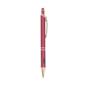 CANETA METAL TOUCH - VERMELHO