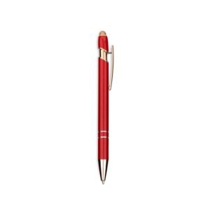 CANETA METAL TOUCH - VERMELHO
