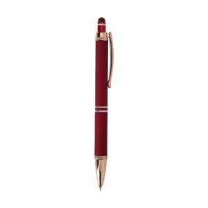 CANETA METAL TOUCH - VERMELHO