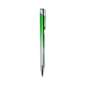 CANETA METAL BICOLOR (ALGUMAS PEÇAS PODEM APRESENTAR DESCASCAMENTO, CASO OCORRA FAREMOS A TROCA) - VERDE