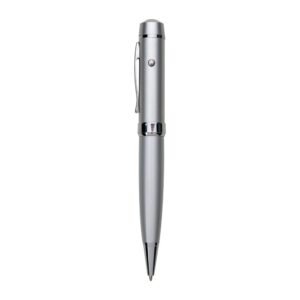 PEN DRIVE COM CANETA LASER  4 GB - PRATA
