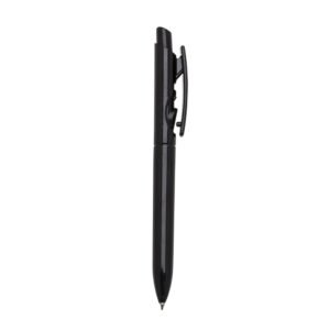 CANETA PLÁSTICA LEITOSA - PRETO