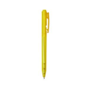 CANETA PLÁSTICA - AMARELO