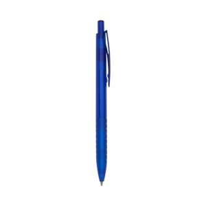 CANETA PLÁSTICA TRANSLUCIDA - AZUL