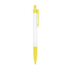 CANETA PLÁSTICA - AMARELO