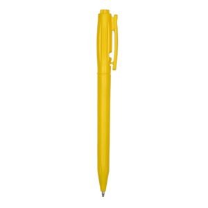 CANETA PLASTICA FOSCA - AMARELO