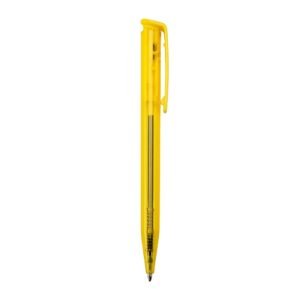 CANETA PLÁSTICA - AMARELO