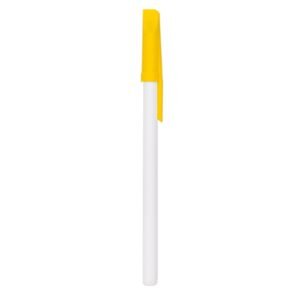 CANETA PLÁSTICA - AMARELO