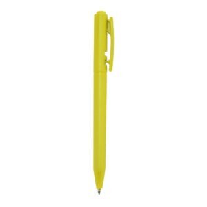 CANETA PLASTICA - AMARELO