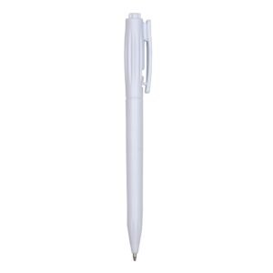 CANETA PLÁSTICA - BRANCO