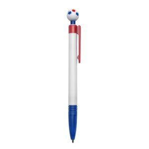 CANETA PLÁSTICA BOLA - AZUL