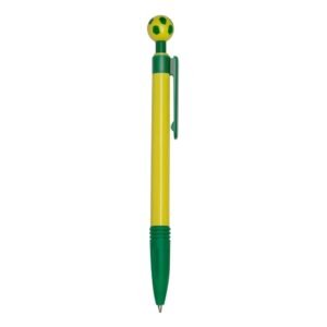 CANETA PLÁSTICA BOLA - AMARELO