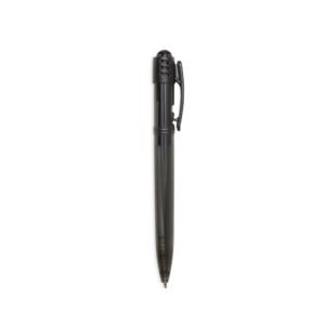 CANETA PLASTICA TRANSLUCIDA - PRETO